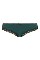 Topshop Microfibre Lacey Knickers