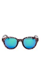 Topshop Whitney Preppy Round Sunglasses