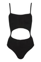 Topshop *cut Out Swimsuit By Hunza