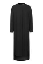Topshop Round Neck Midi Shirt Dress