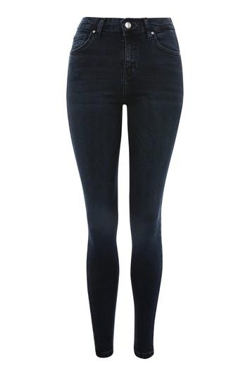 Topshop Tall Blue Black Jamie Jeans