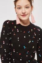 Topshop Christmas Jewelled Sweater