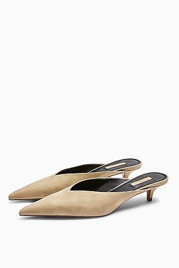 Topshop Josie Mink Point Mules