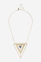 Topshop Triangle Stone Necklace