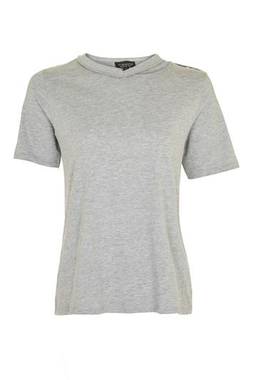 Topshop Choker Slash T-shirt