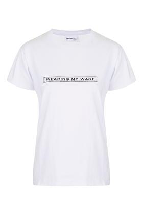 Topshop *lilah Printed Tee By Absence Of Colour.