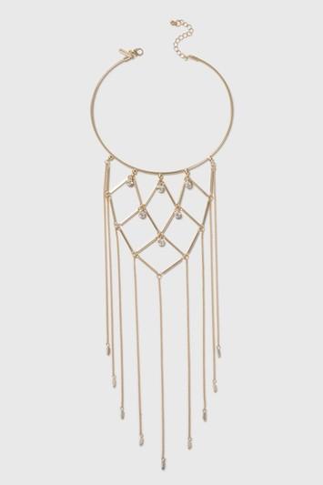 Topshop Beaded Choker Necklace