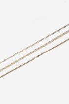 Topshop *3 Chain Choker Necklace