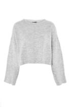 Topshop Wide Sleeve Cropped Sweater