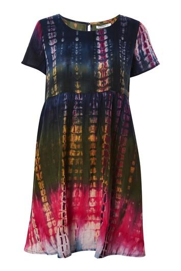 Topshop *tie Dye Smock Dress By Glamorous