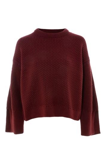 Topshop Petite Moss Stitch Sweater