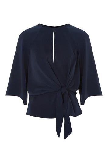 Topshop Slouchy Knot Front Top