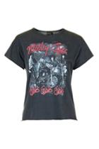 Topshop Motley Crue Tee By And Finally