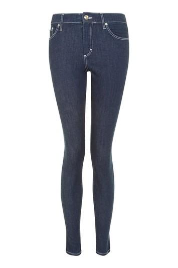Topshop Moto Contrast Stitch Sidney Jeans
