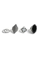 Topshop *ethnic Stone Ring Multipack