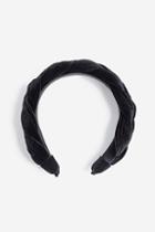 Topshop *woven Black Headband