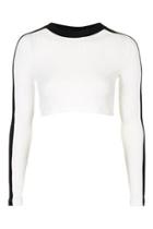 Topshop Colour Block Long Sleeve Top