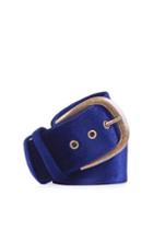 Topshop Wide Velvet Belt