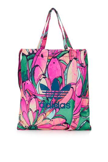 Topshop Banana Print Shopper Bag By Adidas Originals