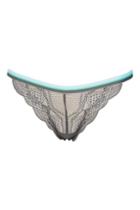Topshop Sporty Waistband Lace Mini Knickers