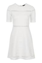 Topshop Bandage Embroidered Skater Dress