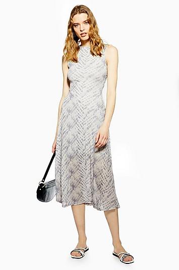 Topshop Tie Dye Sleeveless Dress