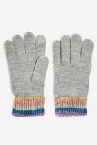 Topshop Rainbow Touchscreen Gloves