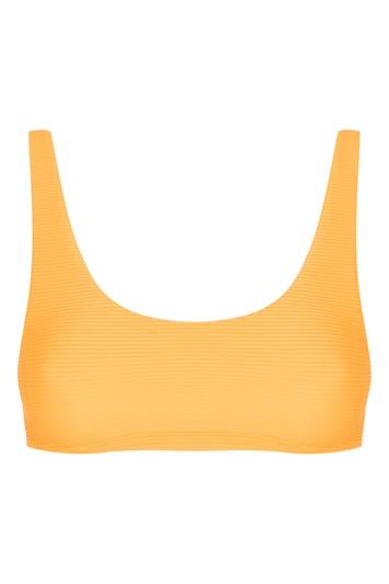 Topshop Rib Crop Bikini Top