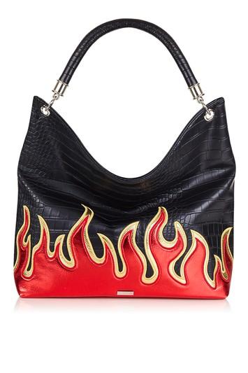 Topshop *cordelia Flame Tote Bag By Skinnydip