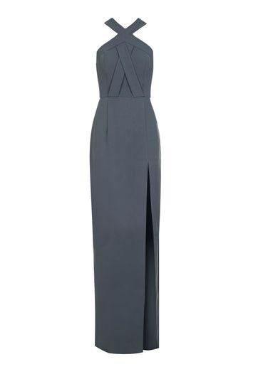 Topshop Cross Front Maxi Dress