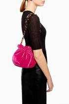 Topshop Viv Velvet Link Pouch