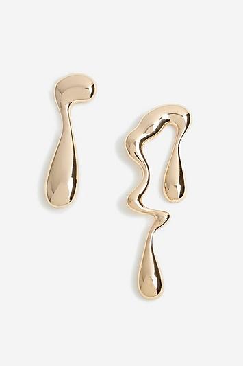 Topshop Squiggle Mismatch Earrings
