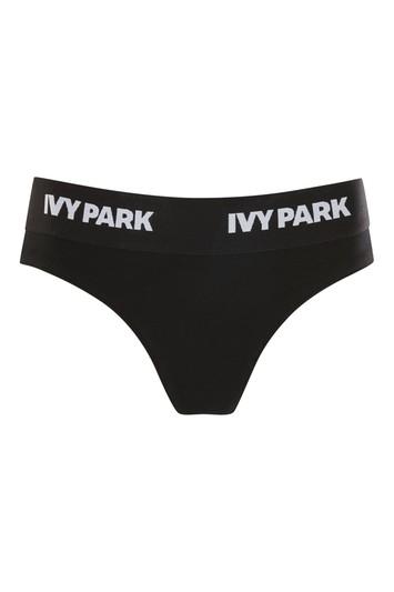 Topshop Soft Touch Logo Knickers By Ivy Park