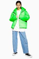 *nylon Padded Puffer Jacket By Topshop Boutique
