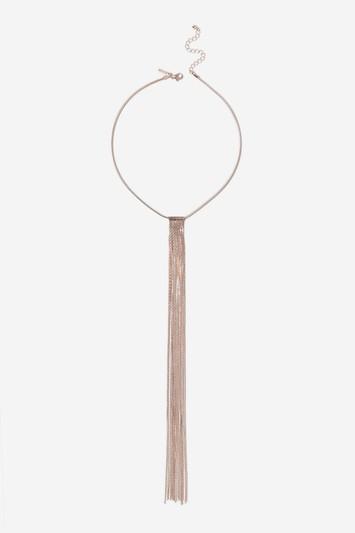 Topshop Chain Drop Necklace