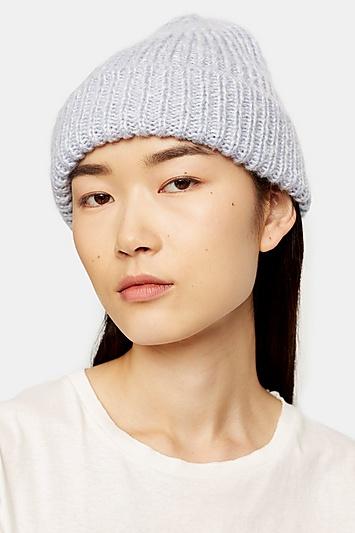 Topshop Blue Classic Beanie
