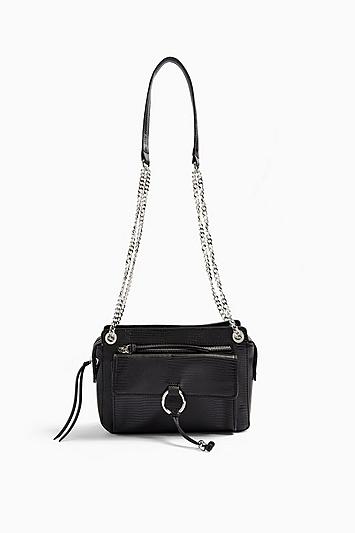 Topshop Jamie Black Cross Body Bag