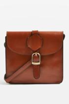 Topshop Matilda Leather Mini Boxy Cross Body Bag
