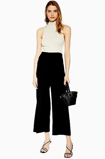 Topshop Slash Palazzo Pants