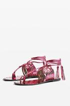 Topshop Fay Ghillie Sandals