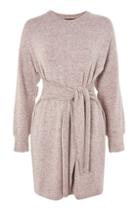 Topshop Cut And Sew Sweater Dress