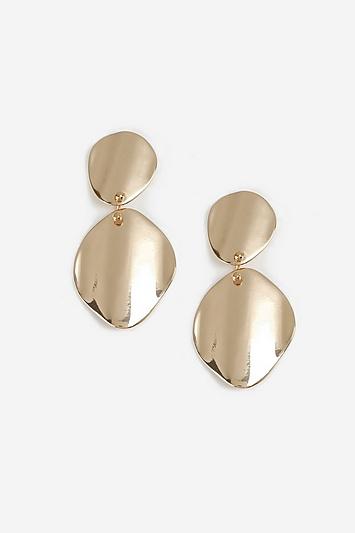 Topshop *molten Metal Drop Earrings