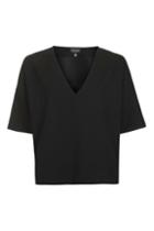 Topshop Scuba Seam V-neck Tee