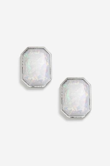 Topshop *trapped Foil Stud Earrings