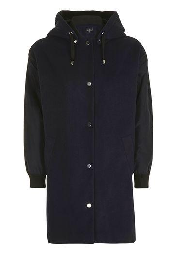 Topshop Petite Hybrid Bomber Coat