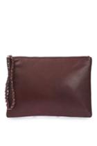 Topshop Leather Puff Wristlet Clutch