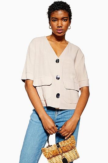 Topshop Tall Button Down Shirt