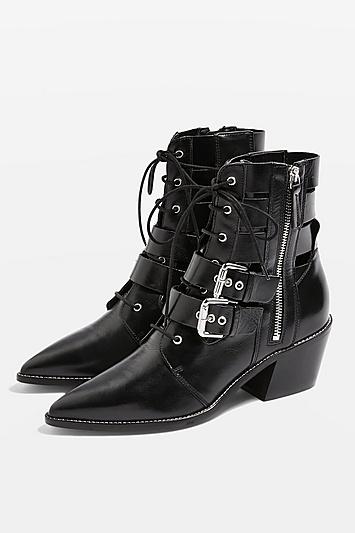 Topshop Agate Low Ankle Boots