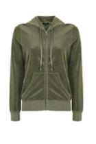 Topshop *logo Velour Hoodie By Juicy Couture
