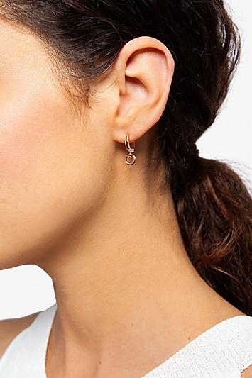 Topshop Freedom Finer Ring Drop Earrings